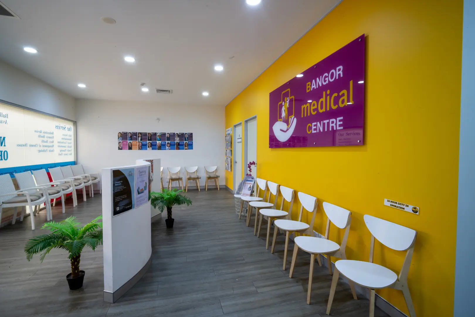 Inside Bangor Medical Centre