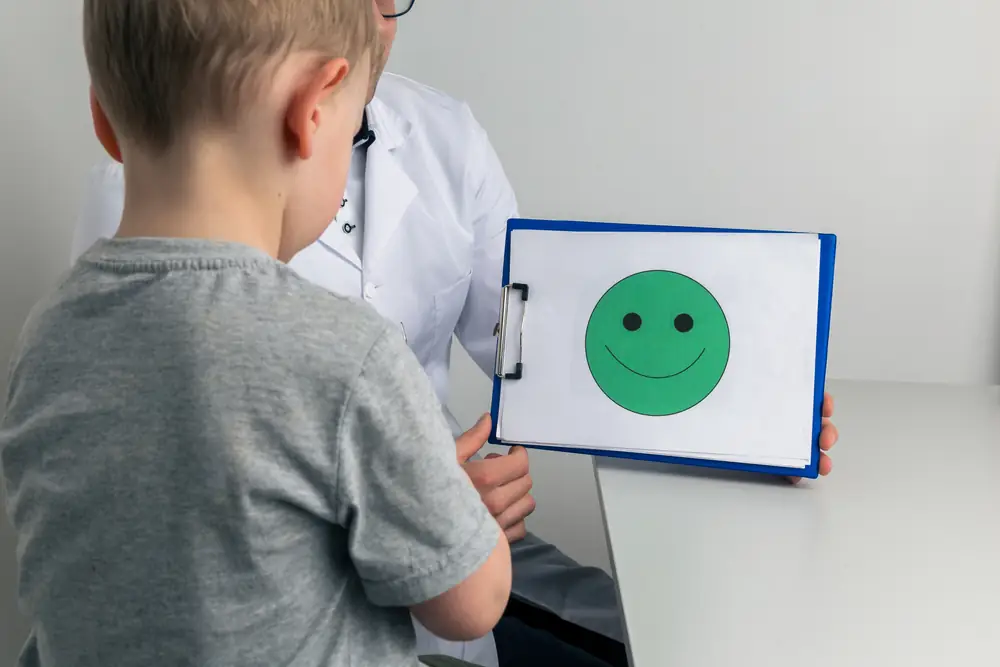 A family conversation at a Kids' Dr appointment.