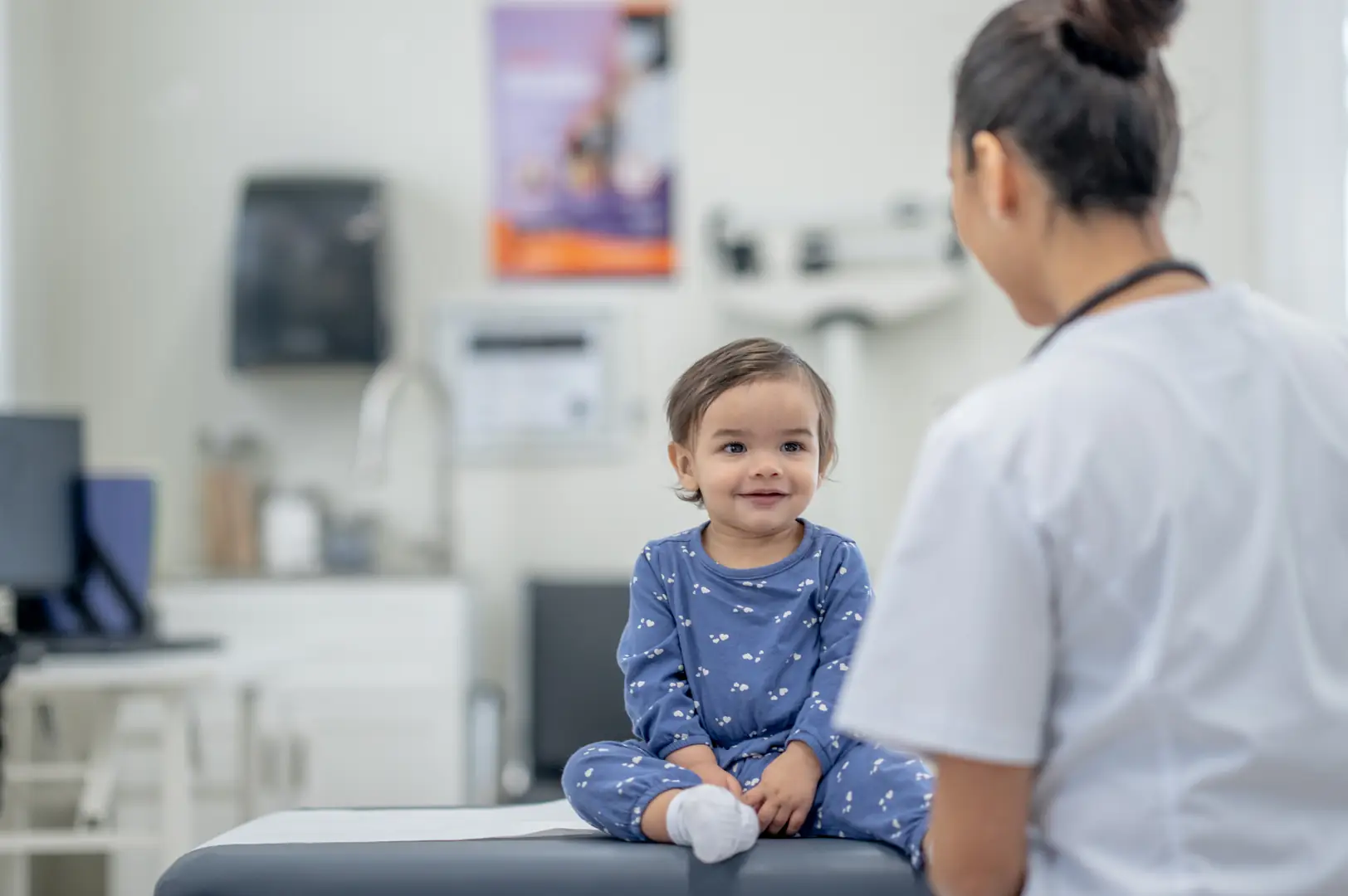 A developmental check at Kids' Dr.