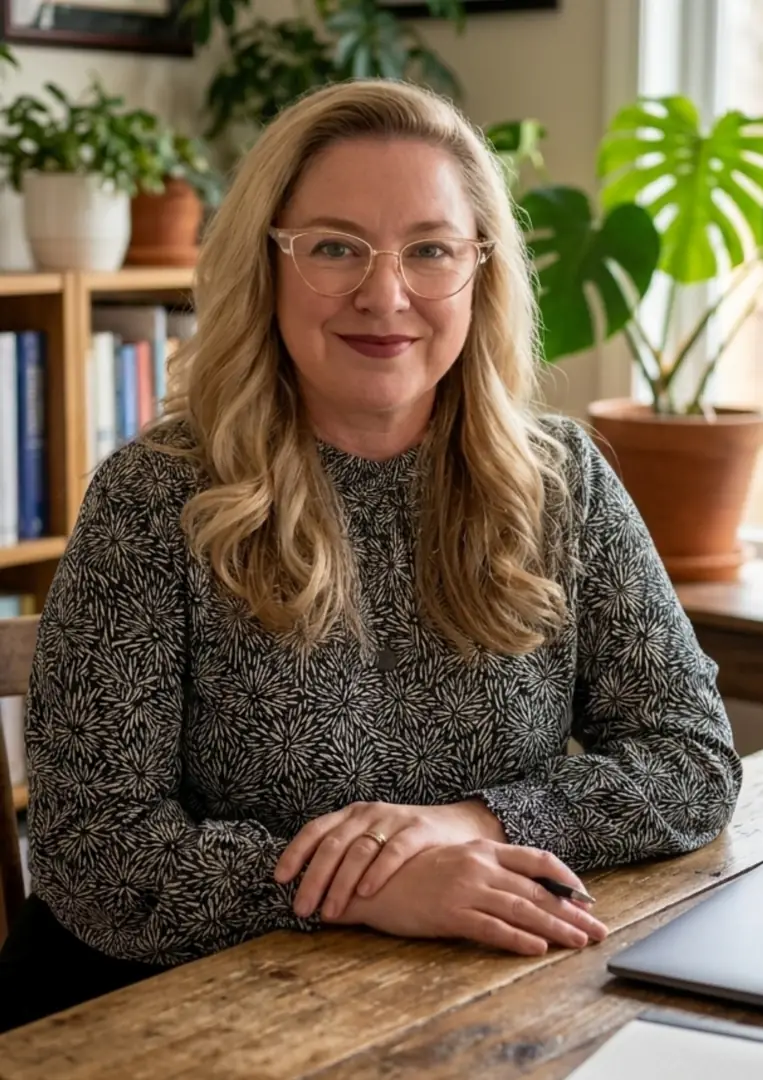 Portrait of Sandra Bell, GradDipPsych, BSc(Psych), BA (PolSci), at SMSG
