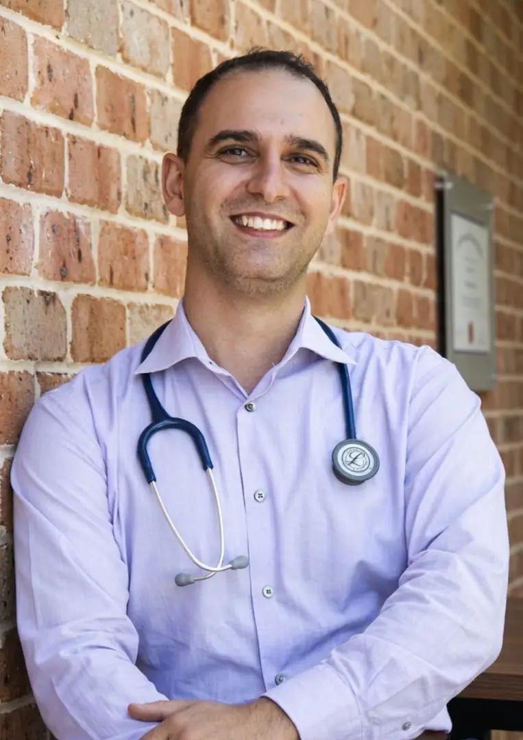 Portrait of Dr Mark Kazzi, MD, BEng(BioMedEng)(Hons), FRACGP, at SMSG