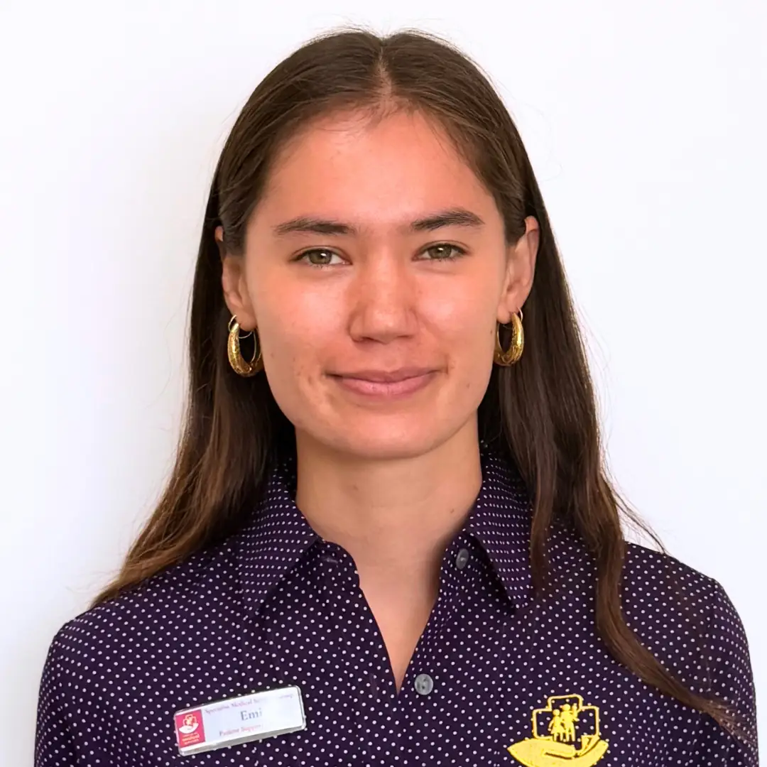 Emi, Patient Support Officer at SMSG