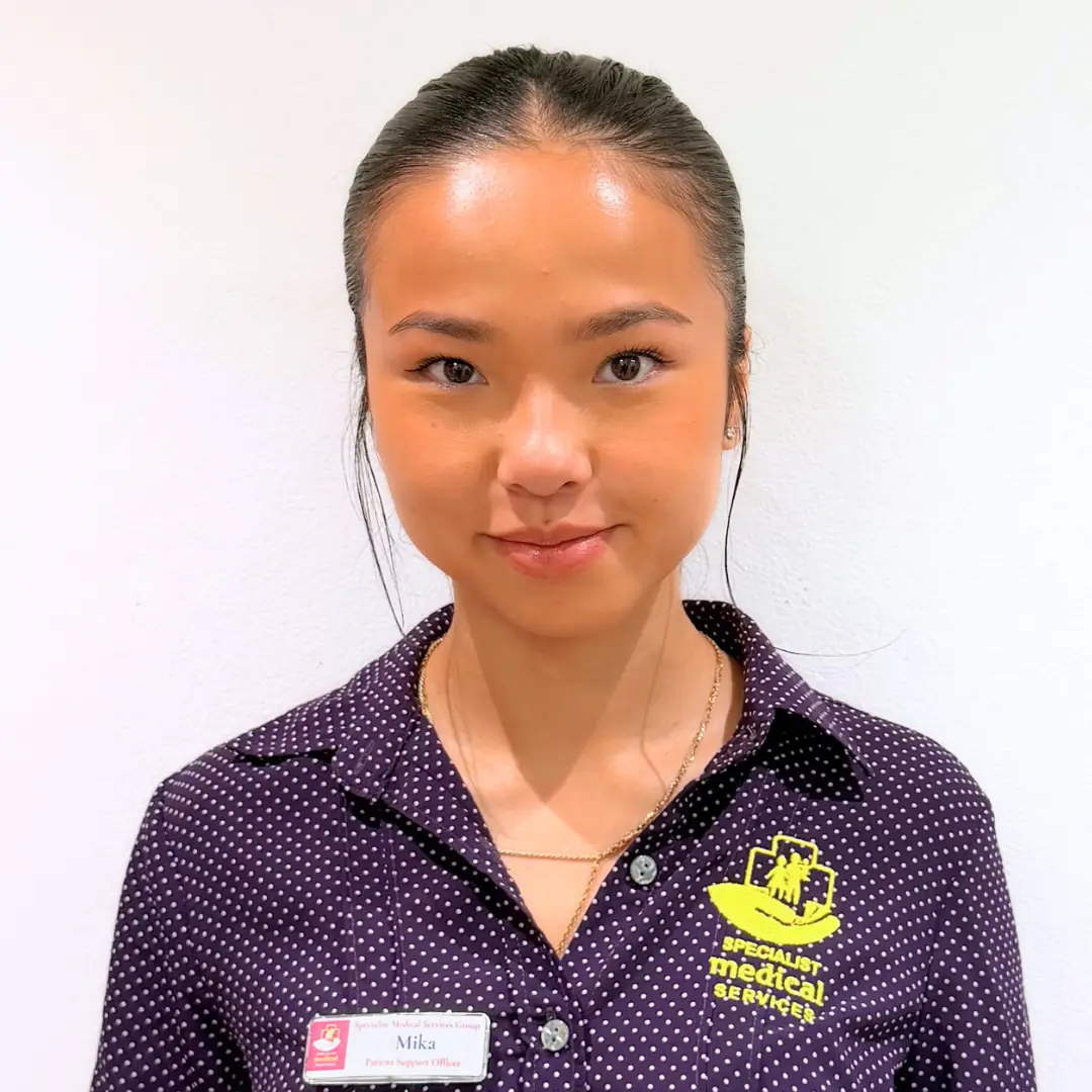 Mika, Patient Support Officer at SMSG
