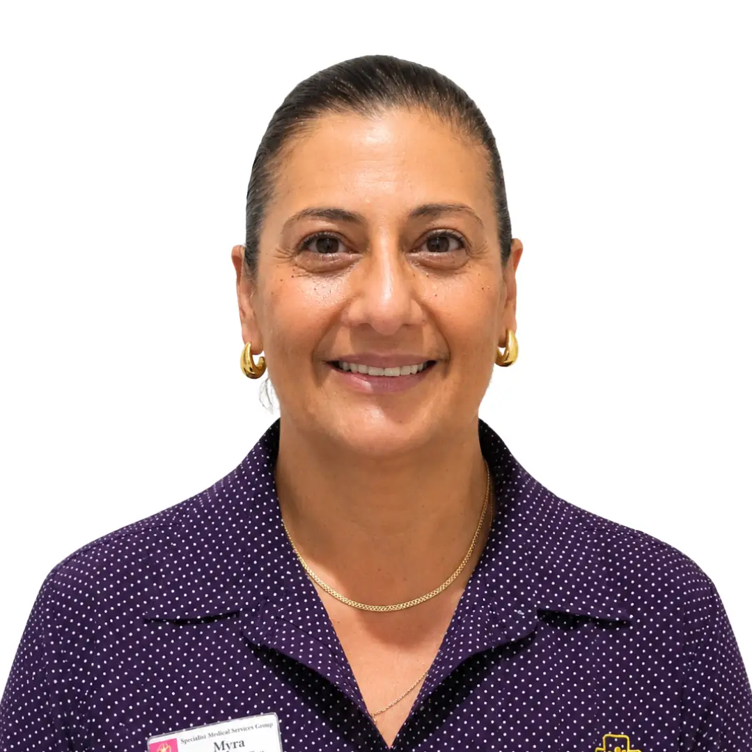 Myra, Patient Support Officer at SMSG