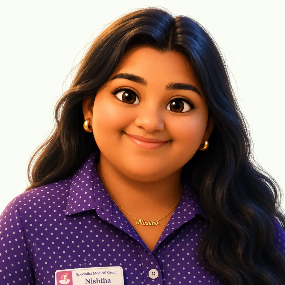 Nishtha, Patient Support Officer at SMSG