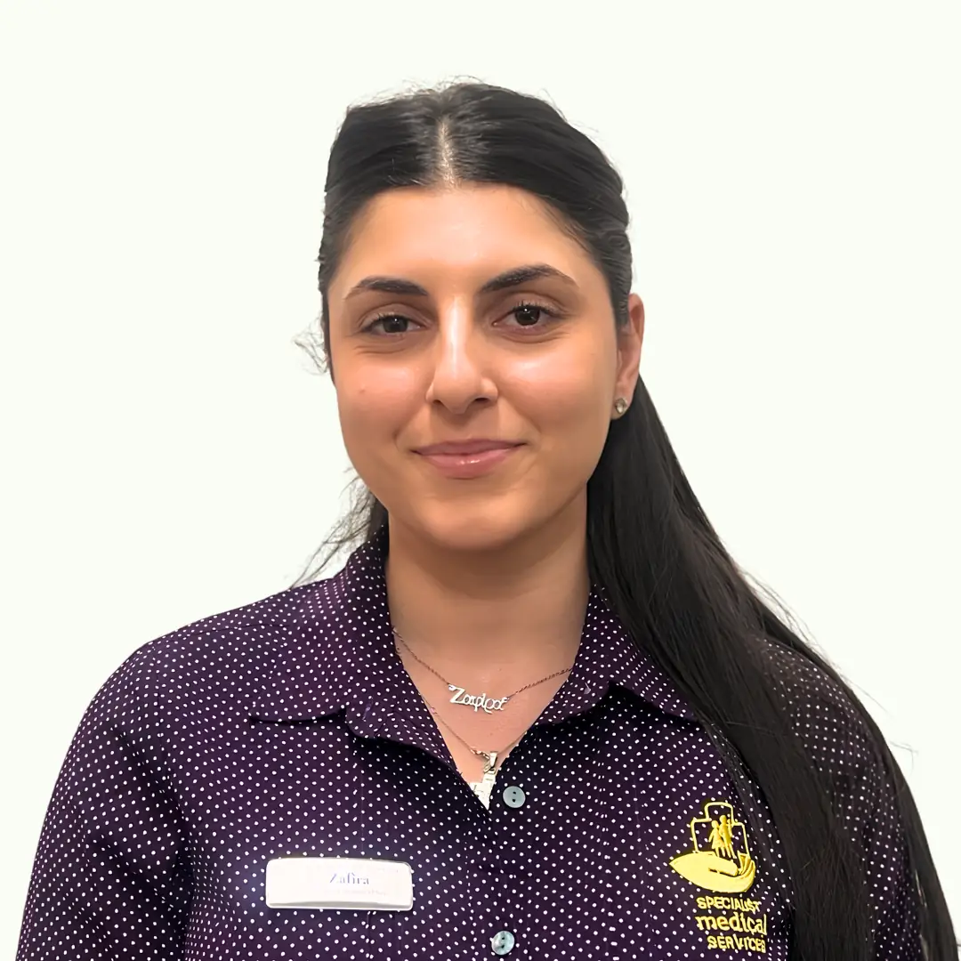 Zafira, Patient Support Officer at SMSG